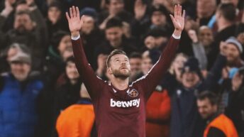 Yarmolenko's goal brought West Ham to the quarterfinals of the Europa League