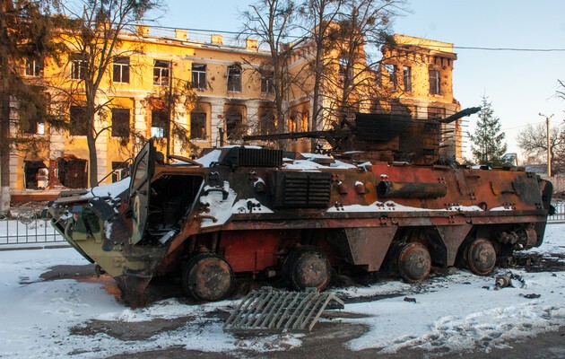 The occupiers burned their own armored personnel carrier in the Sumy region – Dmitry Zhivitsky