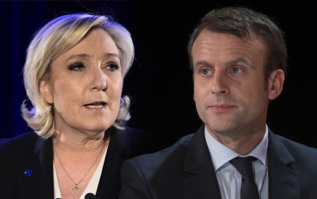 Le Pen narrowed the gap with Macron in the election race