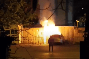 In Romania, a car rammed the Russian embassy, ​​the driver died