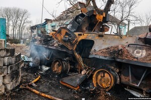 In the Kharkiv region, a column of equipment and manpower of the occupiers heading towards Izyum was destroyed