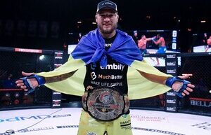 Ukrainian MMA champion found his belt in liberated Irpen