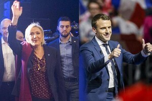 Macron ahead of Le Pen in the first round of elections by 4%