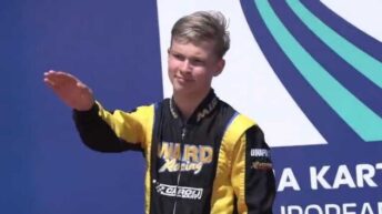 “It is customary in Italy”: Russian car racer absurdly apologizes for Nazi gesture