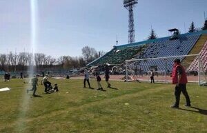 Football was played for the first time at the Desna Stadium bombed by the occupiers in Chernihiv