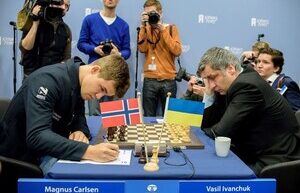 Ukrainian chess players beat Norway in a charity match