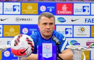 Ukrainian coach Rebrov became the UAE champion