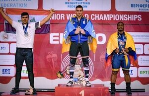 Ukrainian Goza won the Junior World Weightlifting Championships with a record