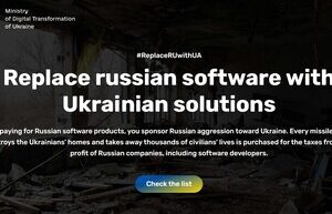 A website has been created to help find a Ukrainian analogue of Russian software