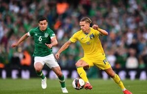 The national team of Ukraine defeated Ireland in the opening match of the new season of the League of Nations