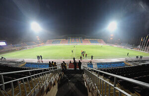 The Russian occupiers destroyed a football stadium in Mariupol