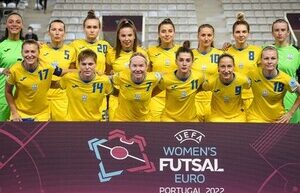 The Ukrainian women's futsal team won bronze at the European Championship