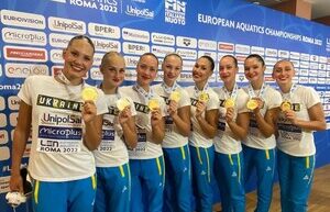 Historic gold: Ukrainian synchronized swimmers won the European Aquatics Championship