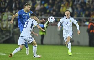 The national team of Ukraine drew with Scotland and did not advance in the League of Nations