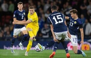 The national team of Ukraine suffered a crushing loss to Scotland in the League of Nations