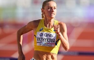 Ukrainian track and field athletes received medals after the Russians were disqualified for doping