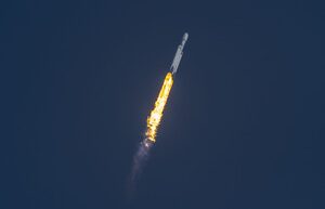 SpaceX launched the world's most powerful rocket for the first time in three years